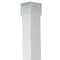 Ekena Millwork 8"W x 9'H Craftsman Classic Square Non-Tapered Fluted Column w/ Standard Capital & Standard Base EC0809ENFSTST - alternate 3